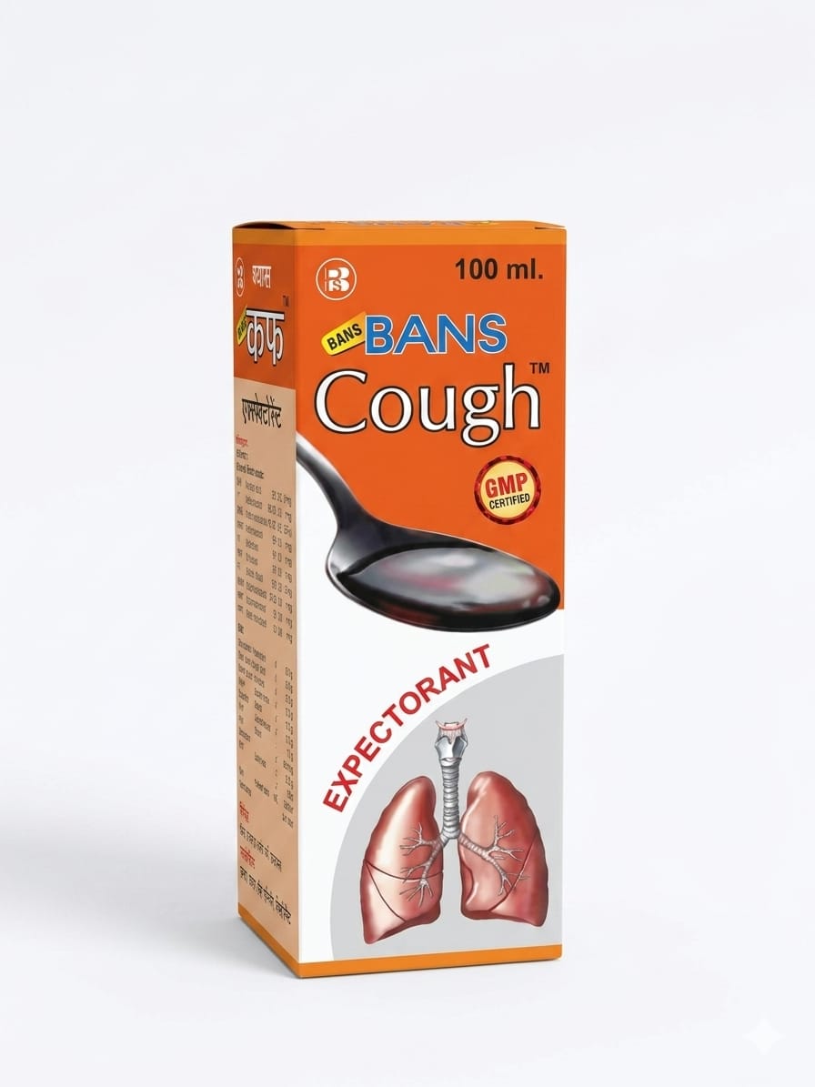 BANS COUGH 100ml  ( Any Type of Cough,) 